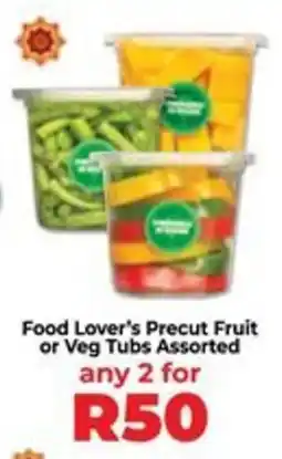 Food Lover's Market Food Lover's Precut Fruit or Veg Tubs Assorted offer