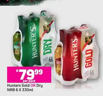 Game Hunter's Gold or Dry NRB 6x330ml offer