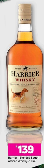 Harrier - Blended South African Whisky 750ml