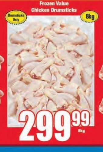 Boxer Frozen Value Chicken Drumsticks 8kg offer