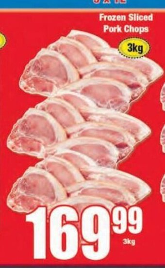 Boxer Frozen Sliced Pork Chops 3kg offer