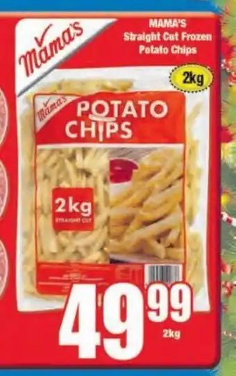 Boxer Mama's Straight Cut Frozen Potato Chips 2kg offer