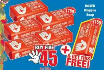 Boxer Boxer Hygiene Soap 5x175g offer