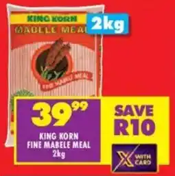 Shoprite King korn fine mabele meal offer