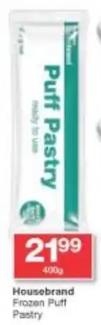 Checkers Housebrand Frozen Puff Pastry offer