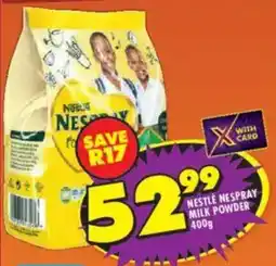 Shoprite Nestle nespray milk powder offer