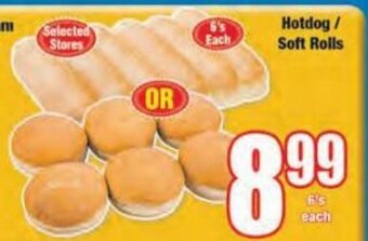 Boxer Hotdog / Soft Rolls 6's offer