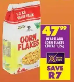 Shoprite Heartland corn flakes cereal offer