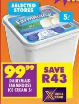 Shoprite Dairymaid farmhouse ice cream offer