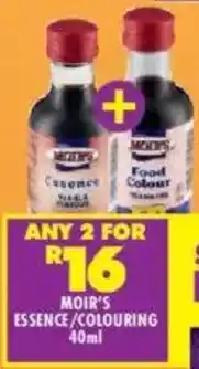 Shoprite Moir's essence/ colouring offer