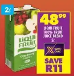 Shoprite Liqui fruit 100% fruit juice blend offer
