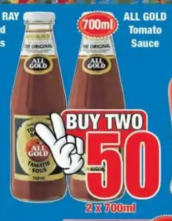 Boxer All Gold Tomato Sauce 2x700ml offer