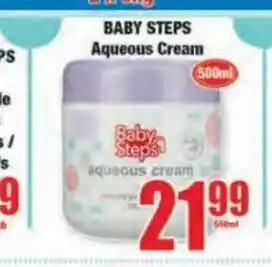 Boxer Baby Steps Aqueous Cream offer
