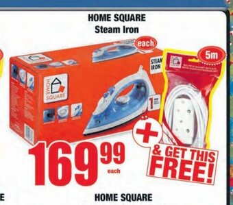 Boxer Home Square Steam Iron offer