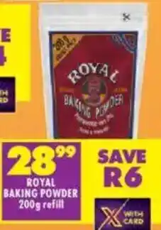 Shoprite Royal baking powder refill offer
