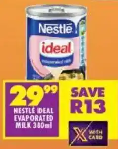 Shoprite Nestle ideal evaporated milk offer