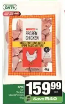SuperSpar SPAR IQF Chicken Mixed Portions offer