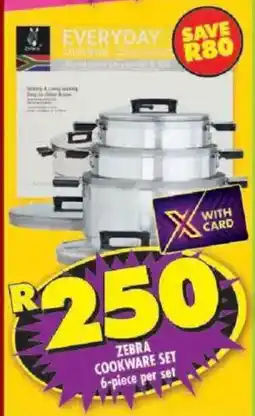 Shoprite Zebra cookware set offer