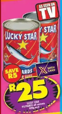 Shoprite Lucky star pilchards offer