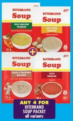 Shoprite Ritebrand soup packet offer