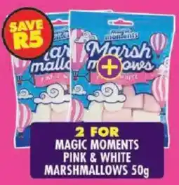 Shoprite Magic moments pink & white marshmallows offer
