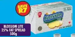 Shoprite Blossom lite 25% fat spread offer