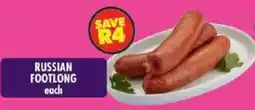 Shoprite Russian footlong offer