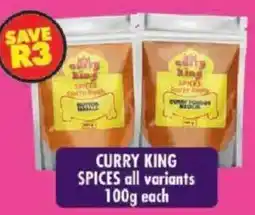 Shoprite Curry king spices offer