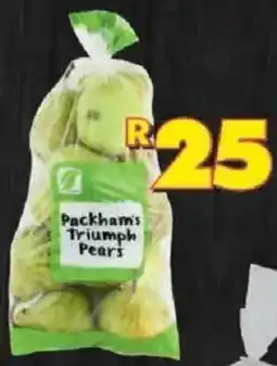 Shoprite Class 1 packham pears offer