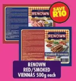 Shoprite Renown red/ smoked viennas offer