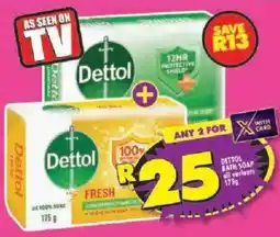 Shoprite Dettol bath soap offer