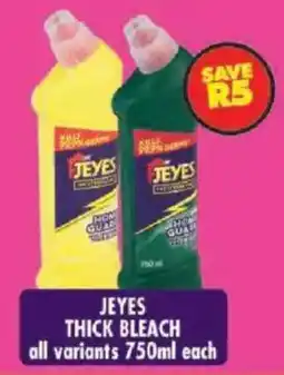 Shoprite Jeyes thick bleach offer