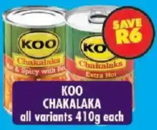 Shoprite Koo Chakalaka offer