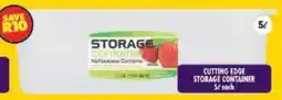 Shoprite Cutting edge storage container offer