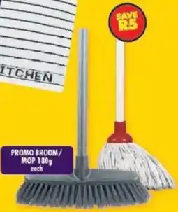 Shoprite Promo broom/ mop offer
