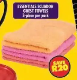 Shoprite Essentials ecuador guest towel offer