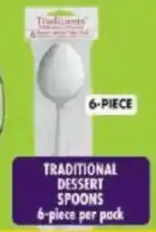 Shoprite Traditional dessert spoons offer