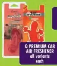 Shoprite Q premium car air freshener offer