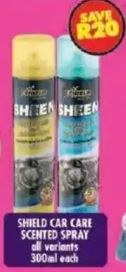Shoprite Shield car care scented spray offer