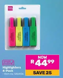Game Highlighters 4-Pack offer