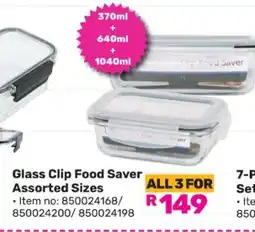 Game Glass Clip Food Saver Assorted Sizes offer