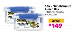 Game 1.15 L Munch Squire Lunch Box offer