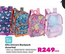 Game Ellis Unicorn Backpack Assorted offer