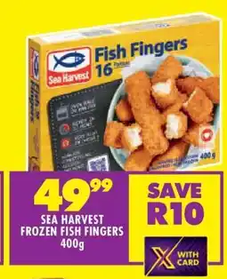 Shoprite SEA HARVEST FROZEN FISH FINGERS 400g offer