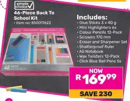 Game 46-Piece Back To School Kit offer