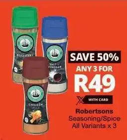 Checkers Robertsons Seasoning/Spice offer