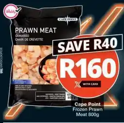 Checkers Cape Point Frozen Prawn Meat 800g offer