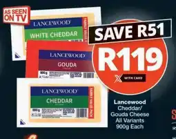 Checkers Lancewood Cheese offer