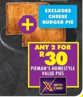 Shoprite PIEMAN'S HOMESTYLE VALUE PIES offer