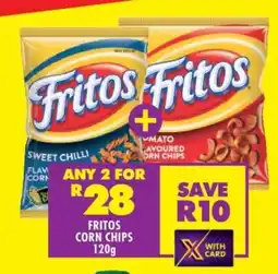 Shoprite FRITOS CORN CHIPS 120g offer